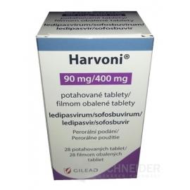 Harvoni 90 mg/400 mg filmom obalené tablety