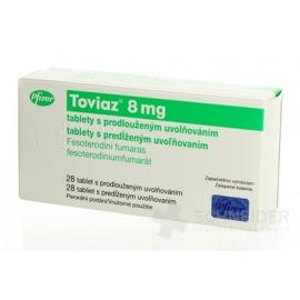 TOVIAZ 8 mg tablety s predĺženým uvoľňovaním