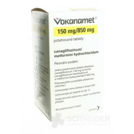 Vokanamet 150 mg/850 mg filmom obalené tablety