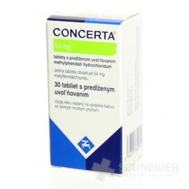 CONCERTA 54 mg tablety s predĺženým uvoľňovaním