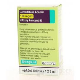 Gemcitabine Accord 100 mg/ml infúzny koncentrát