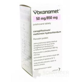 Vokanamet 50 mg/850 mg filmom obalené tablety