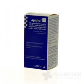 Apidra 100 jednotiek/ml inj. roztok v liekovke