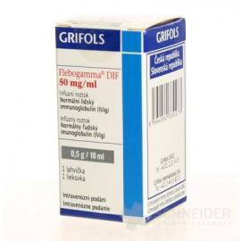 Flebogamma DIF 50 mg/ml infúzny roztok