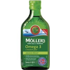 MOLLER´S Omega 3 RYBÍ OLEJ Jablková príchuť
