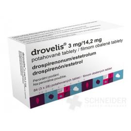 Drovelis 3 mg/14,2 mg filmom obalené tablety