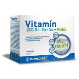 BIOMEDICA Vitamín D3 + Zn + Se + Probio