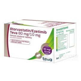 Atorvastatín/Ezetimib Teva 80 mg/10 mg