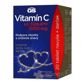 GS Vitamin C1000 + šípky tbl. 100+20 darček 2022 ČR/SK
