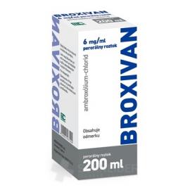 BROXIVAN 6 mg/ml perorálny roztok