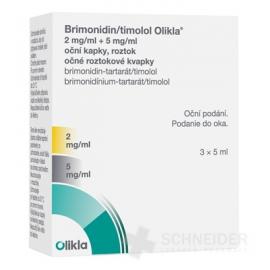 Brimonidin/timolol Olikla 2 mg/ml + 5 mg/ml