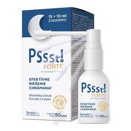 Pssst! FORTE ústny sprej pri chrápaní