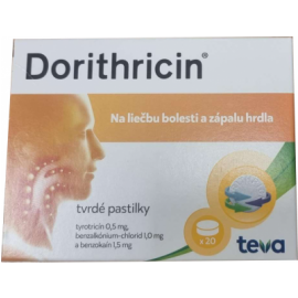 Dorithricin, 20 tvrdých pastiliek