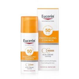 Eucerin CC krém na opaľovanie SPF 50+ stredne tmavý 50ml