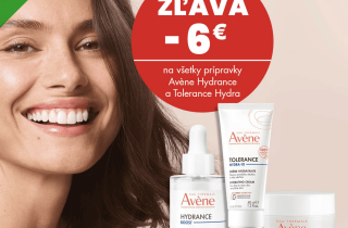 Zľava 6 € - Avene Hydrance a Tolerance Hydra