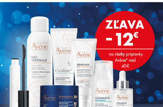 Zľava 12 € na všetky prípravky Avene nad 40 €