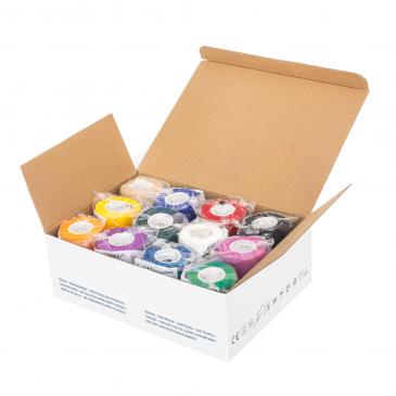 VITAMMY Autoband Samolepiaca bandáž jednofarebné, mix farieb, 7,5cmx450cm, 12ks