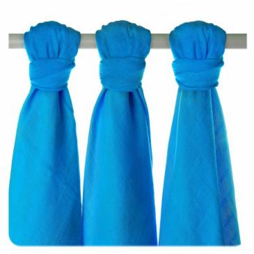 XKKO BMB Bambusová plienka Colours 70x70 - Cyan (3ks)