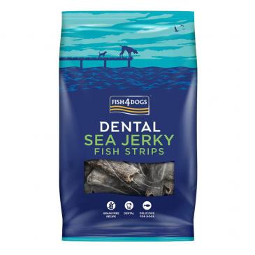 FISH4DOGS Dentálne pamlsky pre psov morská ryba - prúžky 500g