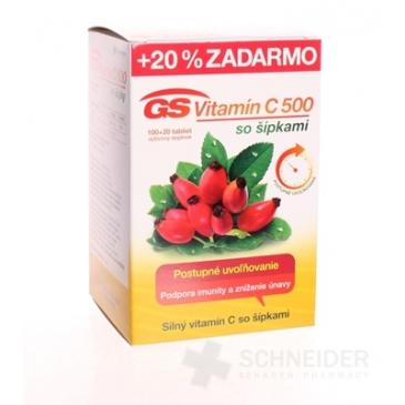 GS Vitamín C 500 so šípkami 2016