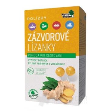 NaturProdukt ROLÍZKY Zázvorové Lízanky