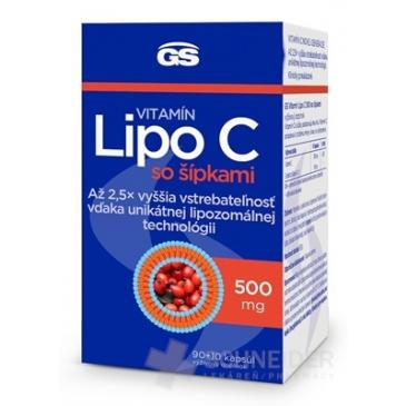 GS Vitamín Lipo C 500 mg so šípkami