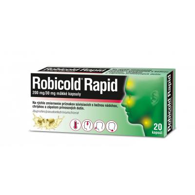 Robicold Rapid 200 mg / 30 mg mäkké kapsuly