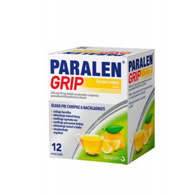 PARALEN GRIP horúci nápoj citrón 650 mg/10 mg