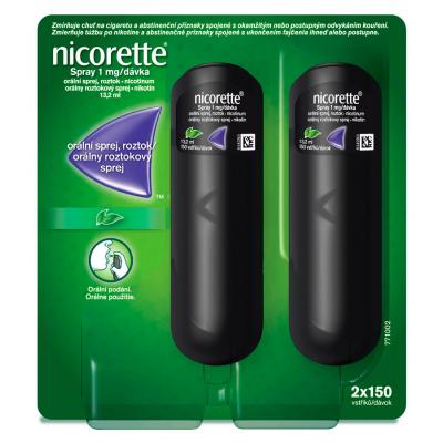 Nicorette® Spray 1 mg/dávka, orálny roztokový sprej