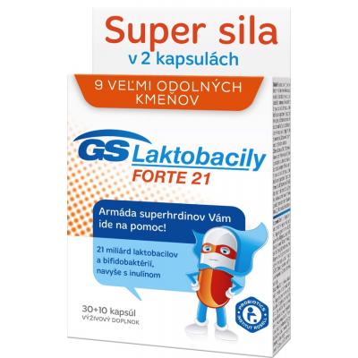 GS Laktobacily Forte 21 30+10 cps. 2017