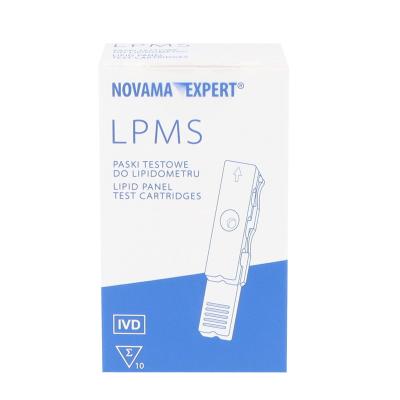NOVAMA EXPERT Novama Expert Testovacie prúžky 4v1 pre Lipidometer Novama Expert (10 ks + čip)
