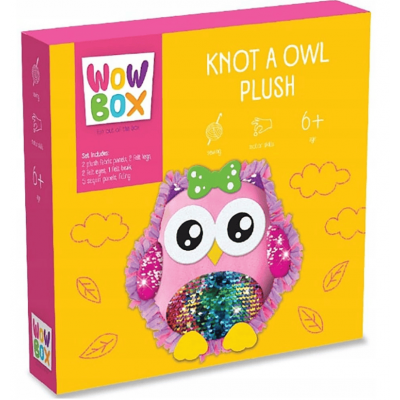 WOW BOX Kreatívna sada Vankúš Sova