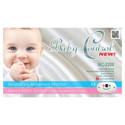 Baby Control Digital Monitor dychu Baby Control BC-2200, s 1x1 senzorovou podložkou