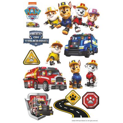 Nickelodeon Nástenná dekorácia Paw Patrol, Chase, Rubble, Marshall, Skye
