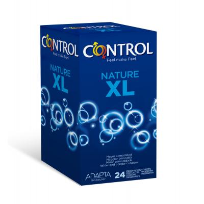 CONTROL NATURE XL Kondómy, 24ks