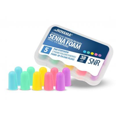 NOVAMA Novama SENNA FOAM penové štuple do uší/ 5 párov NOVAMA Novama SENNA FOAM penové štuple do uší/ 5 párov