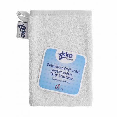 XKKO Organic BIO bavlnená froté žinka  - Biela