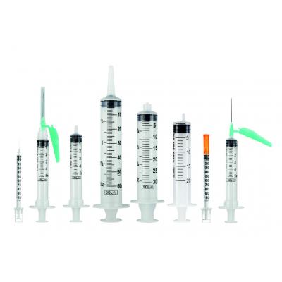 SOL-M Trojdielna striekačka s Luer koncentrickým hrotom, 100 ks, 5ml