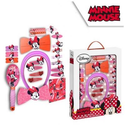 Kids Euroswan Súprava do vlasov - Minnie Mouse, 34ks