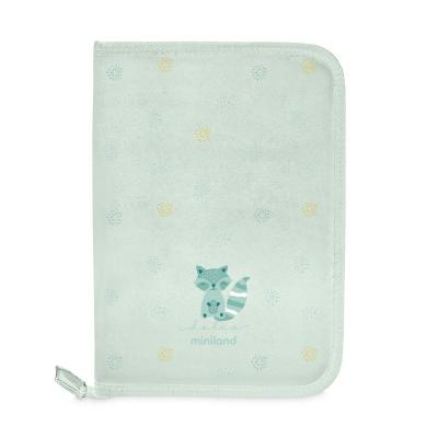Miniland Dolce Etui na dokumenty/zdravotný preukaz, mätová