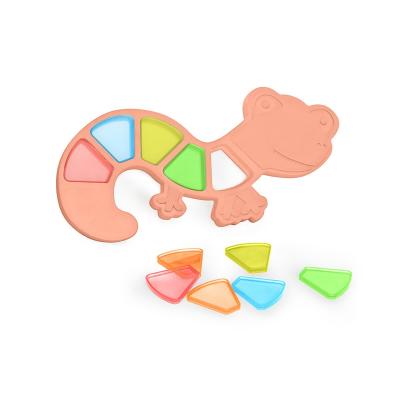 Miniland Senzorická skladačka - Jašterica