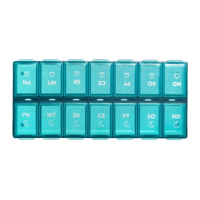 VITAMMY PILLA 7x2 Týždenný dávkovač liekov  s rozdelením na ranné a večerné dávky