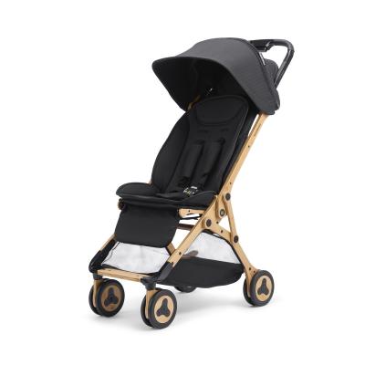 Mozomoza Panda Bambusový športový kočík - Čierny