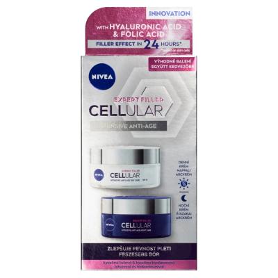 NIVEA Cellular Expert Filler Denný a nočný krém, 2 x 50 ml