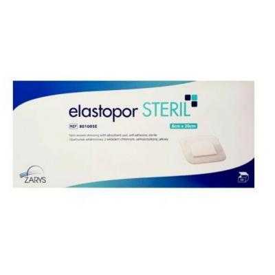 ZARYS ELASTOPOR STERIL E Netkaný obväz so sterilnou vložkou, 8x20 cm, 30 ks