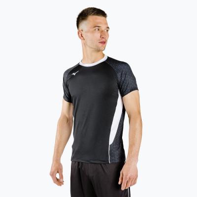 Mizuno Premium High-Kyu Pánske športové/volejbalové tričko, čierne, veľ. L