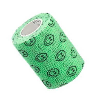 VITAMMY Autoband Samolepiaca bandáž s potlačou smajlík, zelená, 7,5cmx450cm