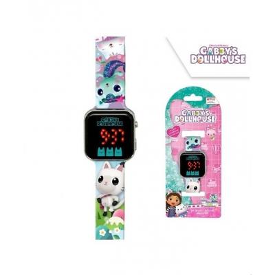 Kids Euroswan Digitálne LED hodinky - Gabby Dollhouse