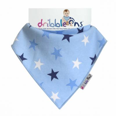 Dribble Ons Designer Blue Stars - slintáčik