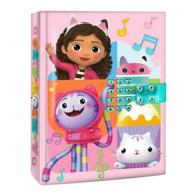Kids Euroswan Hudobný denník na kód - Gabbys Dollhouse